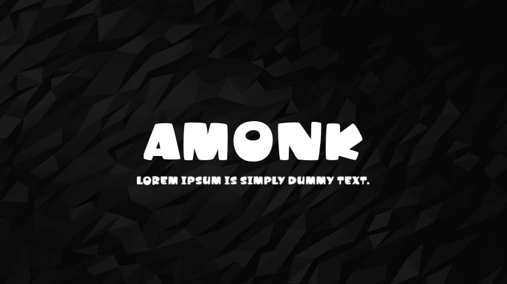 Amonk Font Family