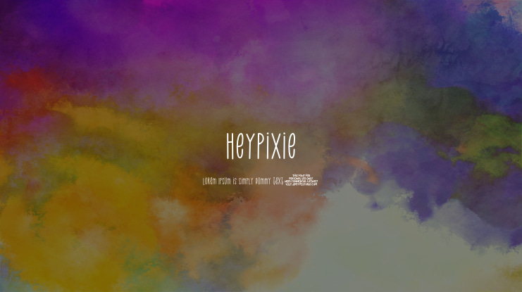 HeyPixie Font