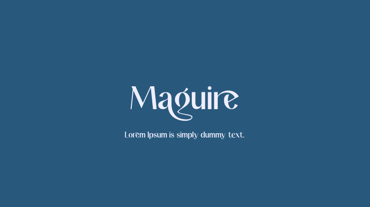 Maguire Font