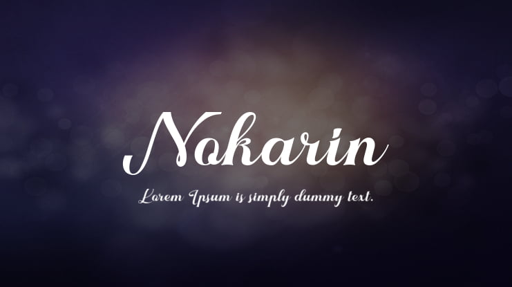 Nokarin Font