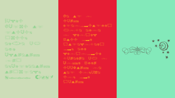 Rough Ornaments Free Font