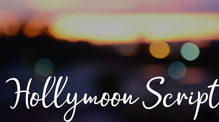 Hollymoon Script Font