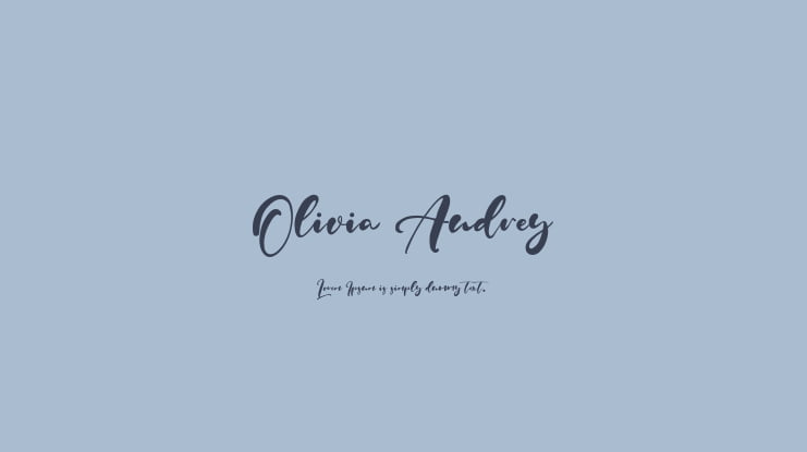 Olivia Audrey Font