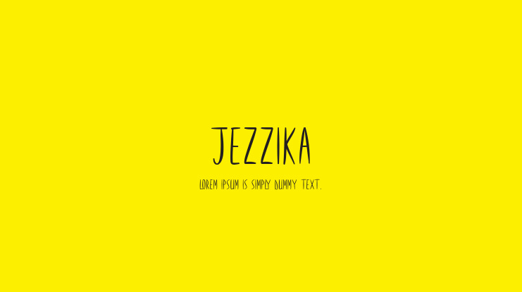 Jezzika Font