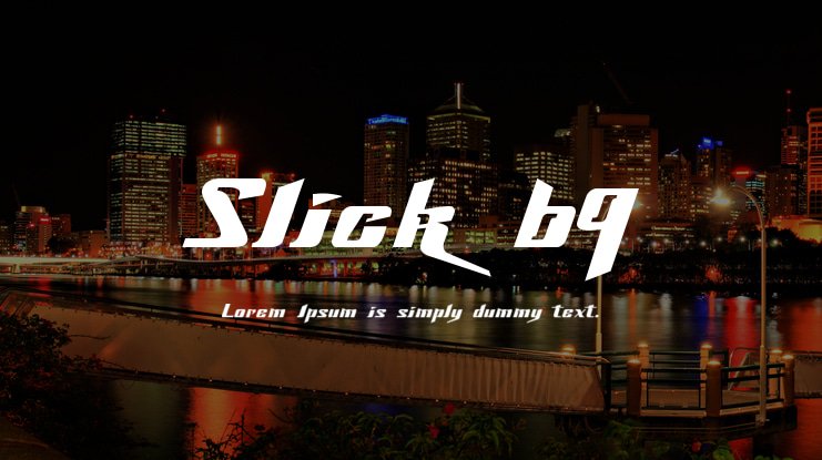 Slick 69 Font