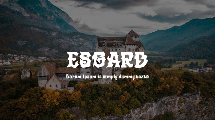 ESGARD Font Family