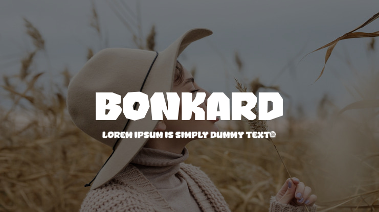 BONKARD Font