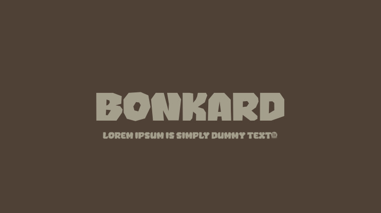 BONKARD Font