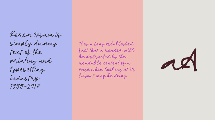 d Dark Signature Font