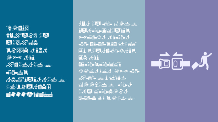 Airport Icons Font