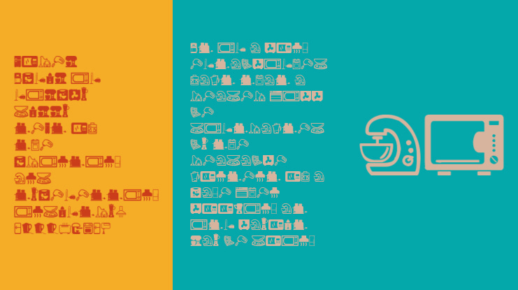 Home Appliances Font