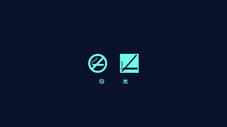 NoSmoking Font