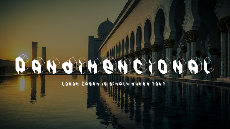 Pandimencional Font
