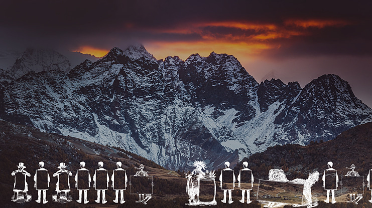 Picture Squares Font