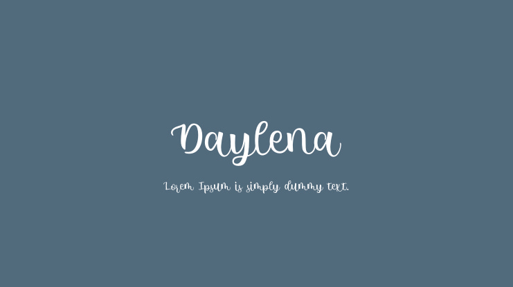 Daylena Font