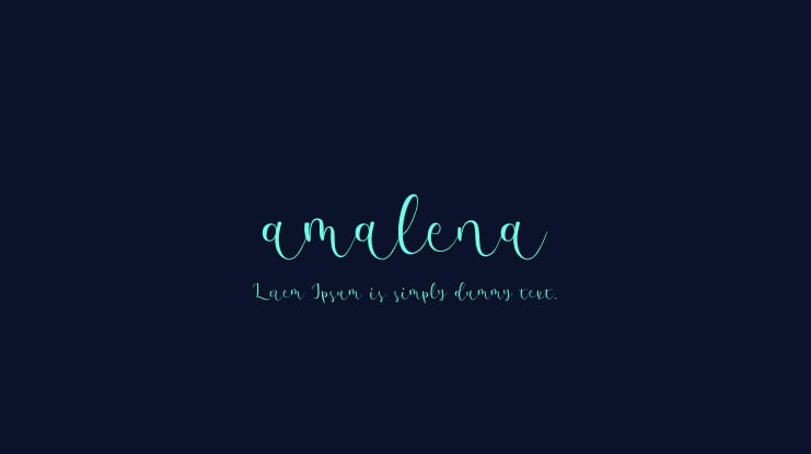 amalena Font