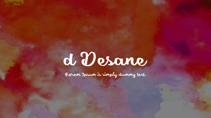 d Desane Font