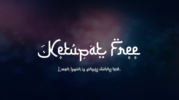 Ketupat Free Font Family