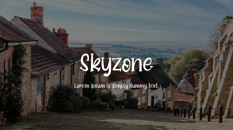 Skyzone Font