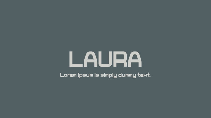 LAURA Font