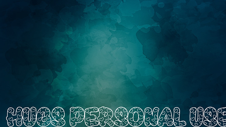 HUGS PERSONAL USE Font