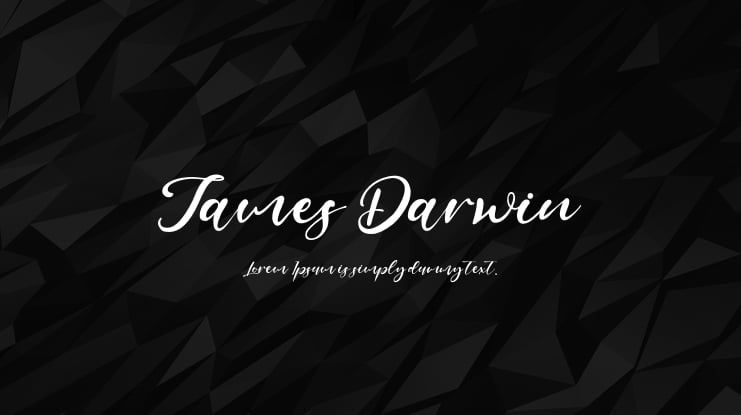 James Darwin Font