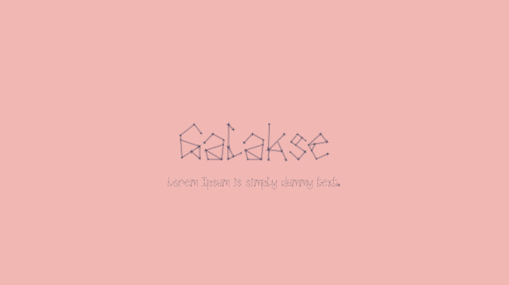 Galakse Font