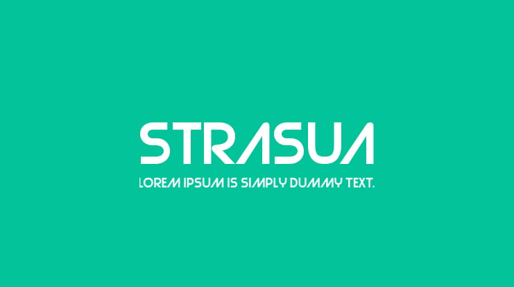 Strasua Font