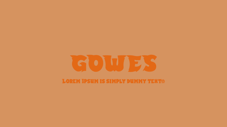 GOWES Font Family