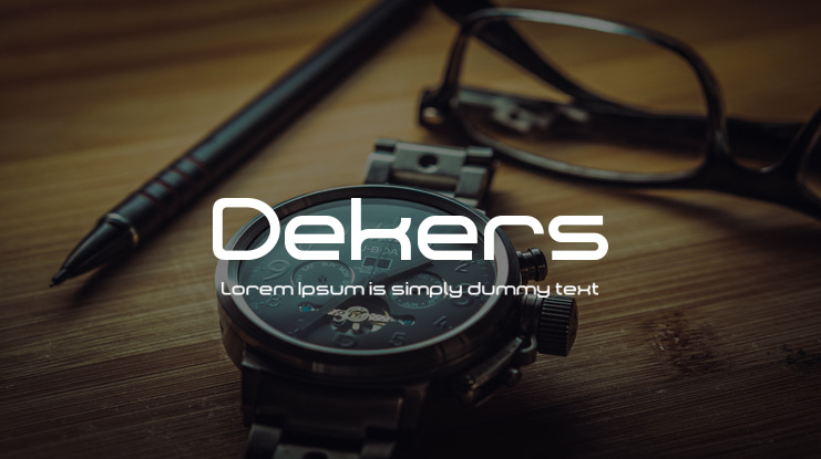 Dekers Font Family