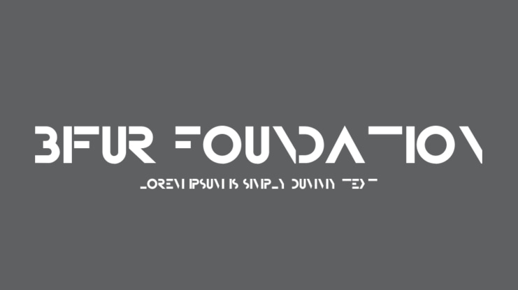 Bifur Foundation Font Family