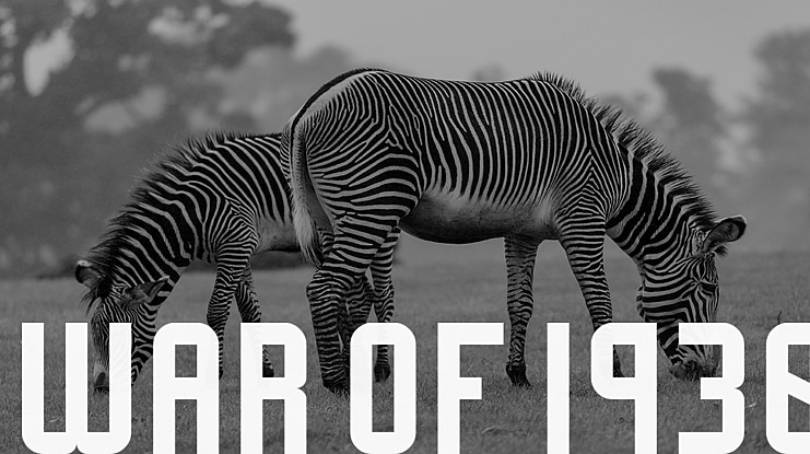 War of 1930 Font