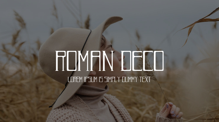 Roman Deco Font