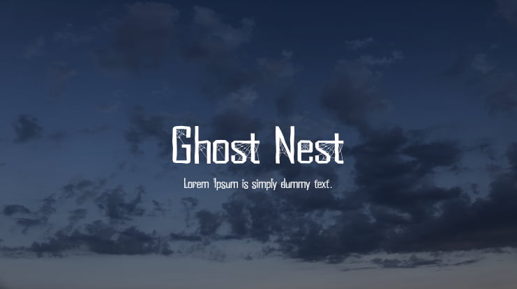 Ghost Nest Font