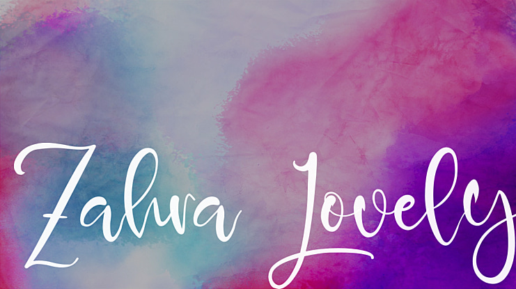 Zahra Lovely Font