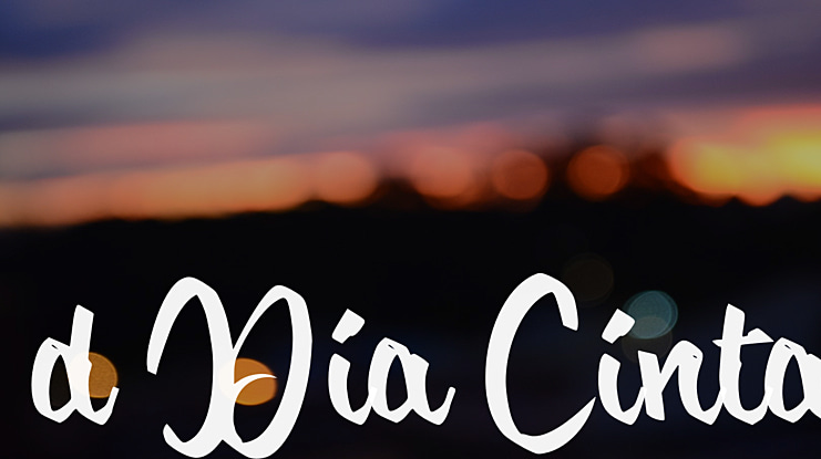 d Dia Cinta Font