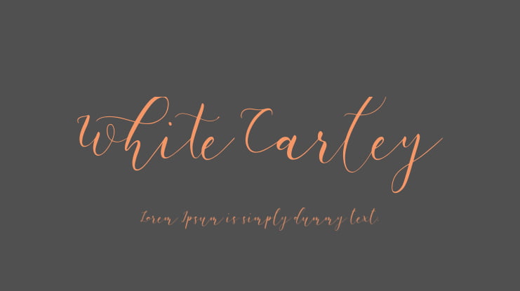 WhiteCarley Font
