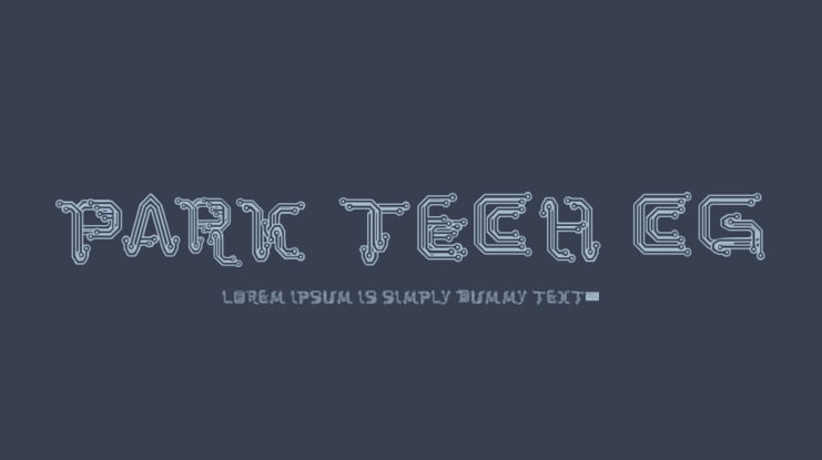 Park Tech CG Font