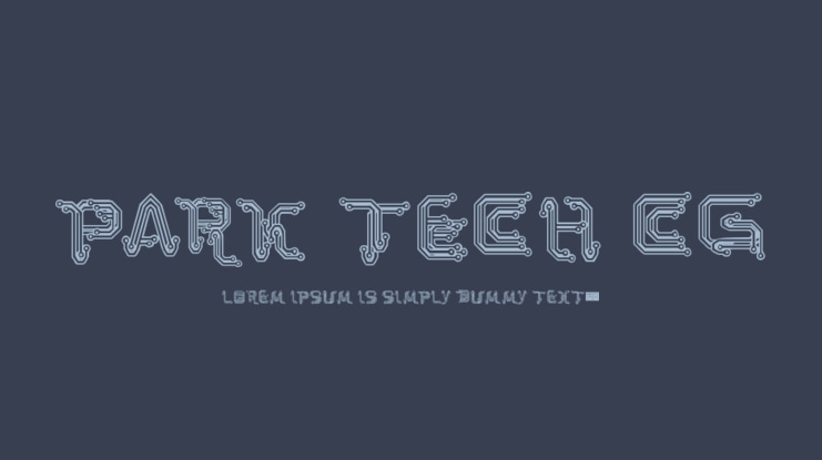 Park Tech CG Font