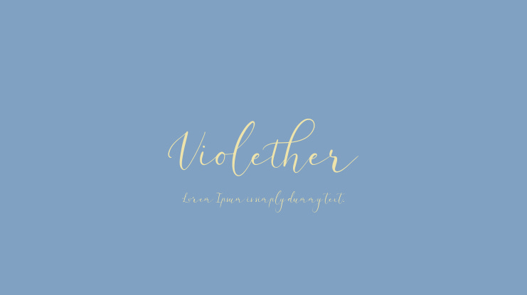 Violether Font