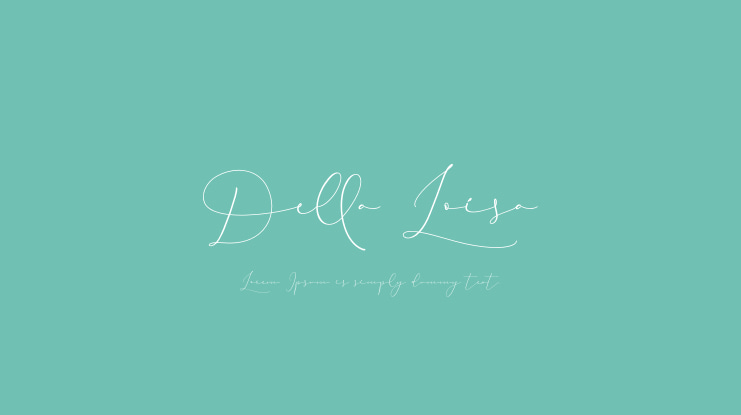 Della Loisa Font
