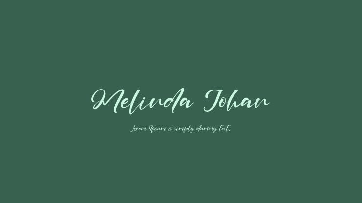 Melinda Johan Font