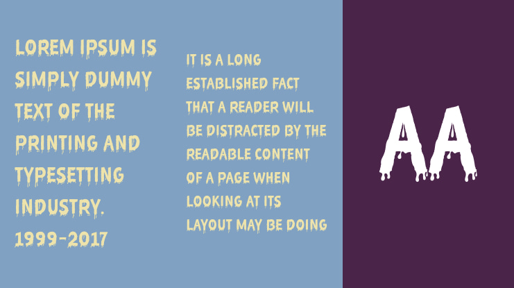 Slime and Blood Font