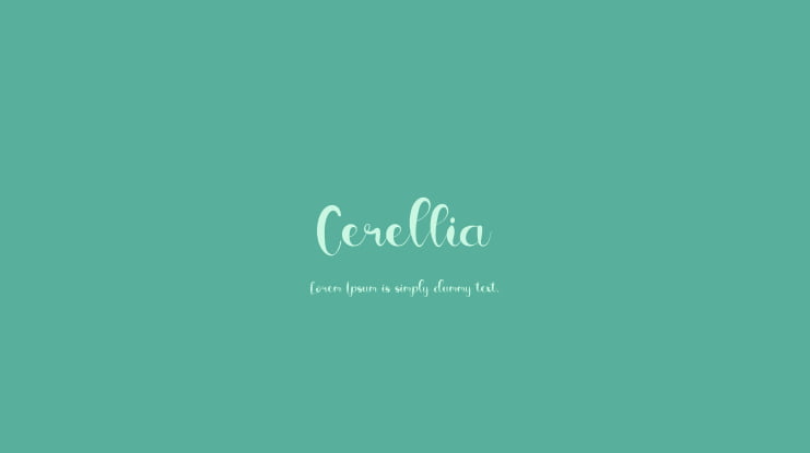 Cerellia Font