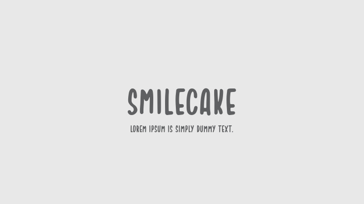 Smilecake Font