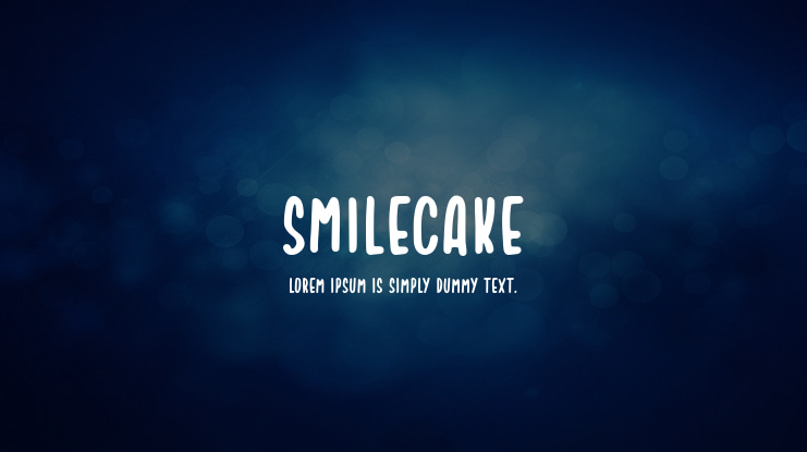 Smilecake Font
