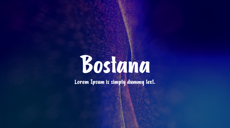 Bostana Font