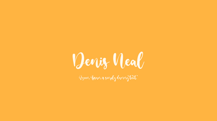 Denis Neal Font