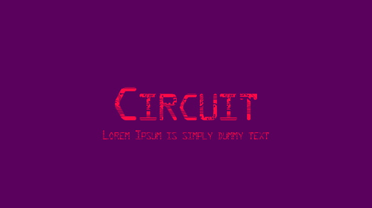 Circuit Font