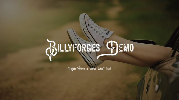 Billyforges Demo Font